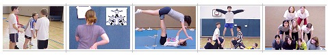 Akrobatik im Sportunterricht